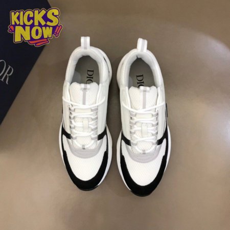 DIOR B22 SNEAKER WHITE BLACK - CD99