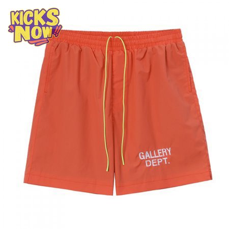 GALLERY DEPT Shorts Letter Design For Men And Women Orange