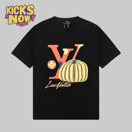 yayoi kusama joint series pumpkin print short-sleeved t-shirt black