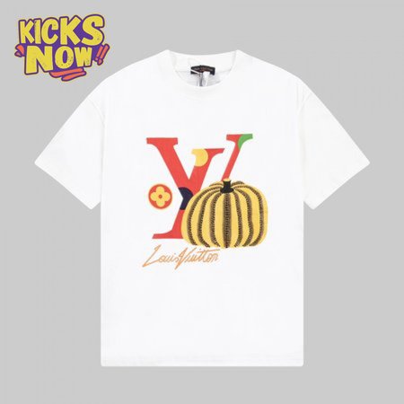 yayoi kusama joint series pumpkin print short-sleeved t-shirt white