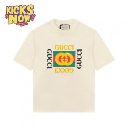 GG KIDS' COTTON T-SHIRT WITH GUCCI LOGO