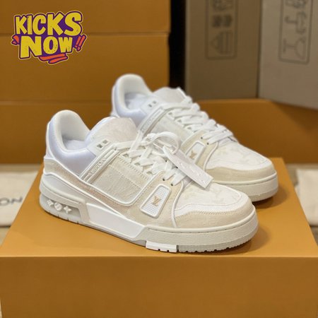 trainer beige white