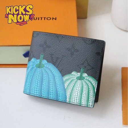 x YK Slender Wallet Pumpkin Print