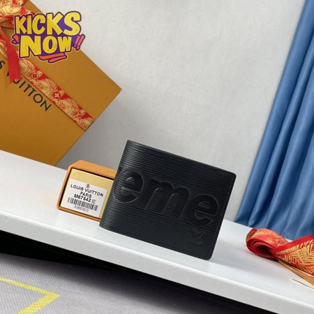x Supreme Slender Wallet Epi Black