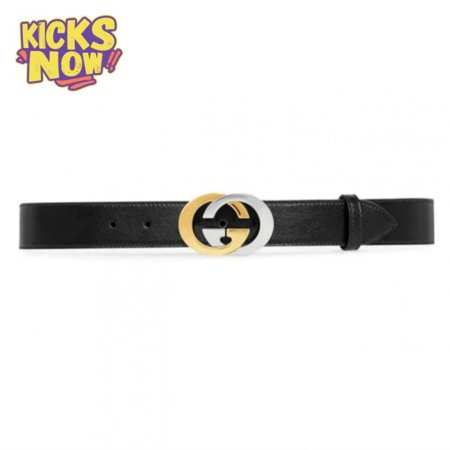 Gucci Leather Belt With Interlocking G Buckle - BPR006