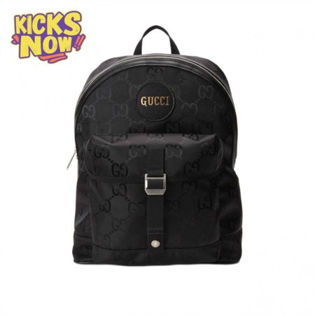 Gucci Off The Gird Backpack Black GG Nylon - GBP002