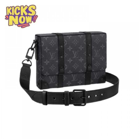 trunk messenger monogram eclipse coated canvas lmb014