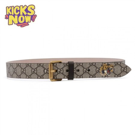 GUCCI TIGER PRINT GG SUPREME BELT - B40