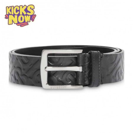 BURBERRY MONOGRAM LEATHER BELT - B22