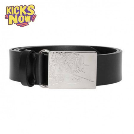 BURBERRY BLACK MEN'S LUKE LEATHER BELT - B24