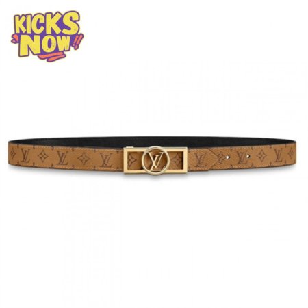 monogram ceinture dauphine tan noir belt - b151