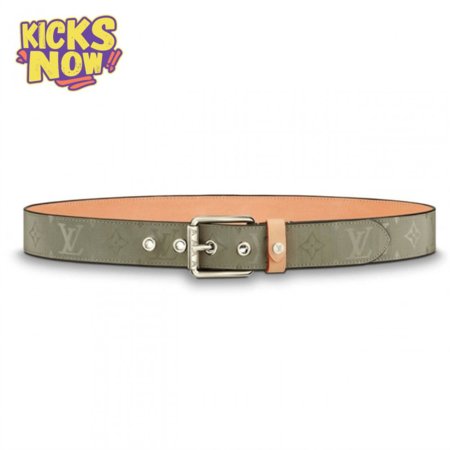 belt voyager monogram 35mm grey - b148