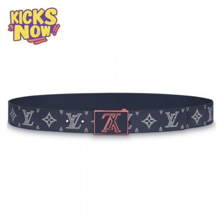 belt metropole monogram upside down ink navy - b132