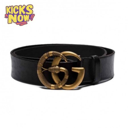 GUCCI DOUBLE G SNAKE BUCKLE BELT - B1