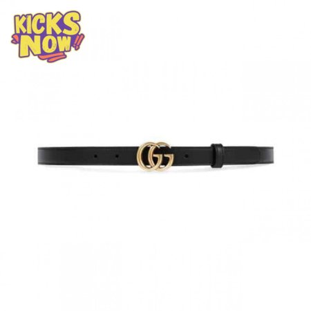 GUCCI BLACK GG MARMONT BELT 30MM - B30