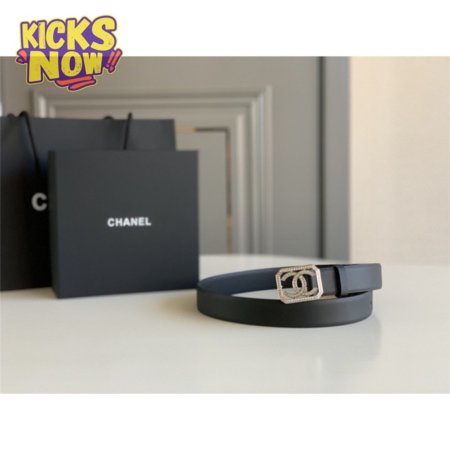 chanel logo classic belt