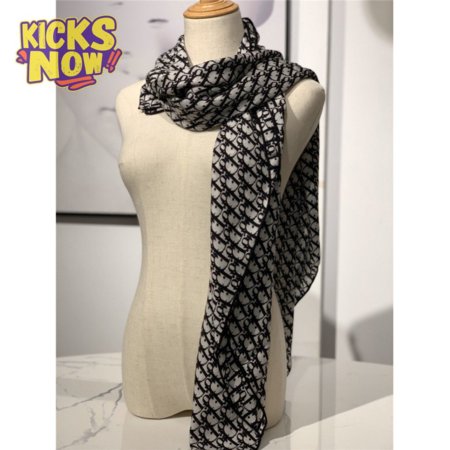 Dior cashmere shawl black