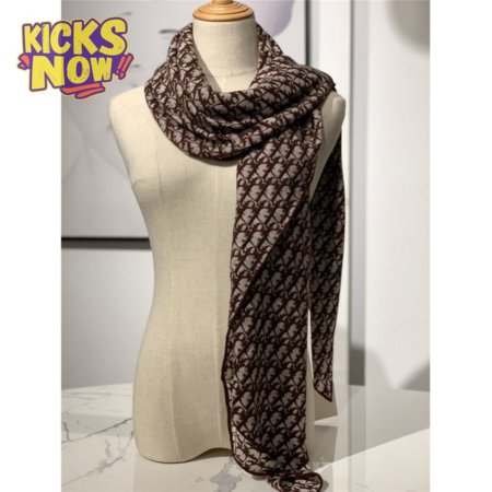 Dior cashmere shawl red wine