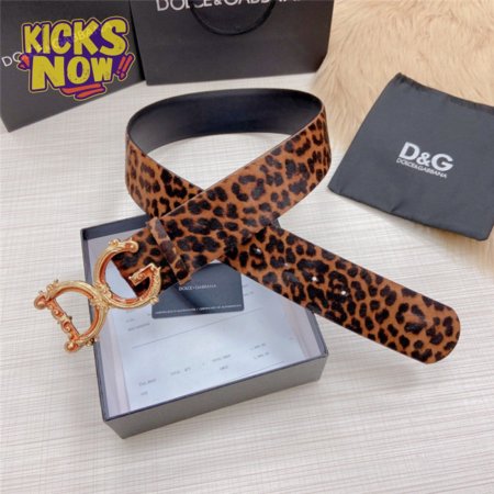 dolce & gabbana d&g logo leather belt