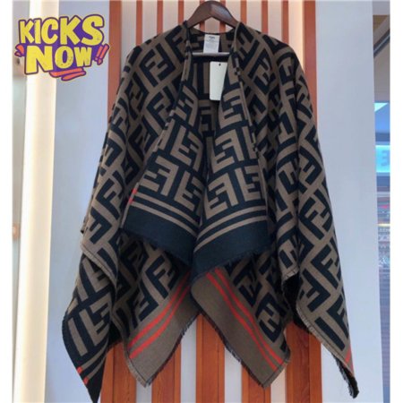 fendi ff poncho in multicolour