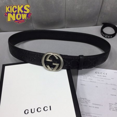 gucci belt 40mm Silver