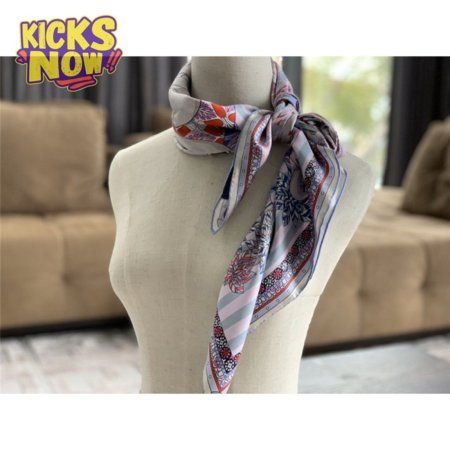 silk square scarf pink