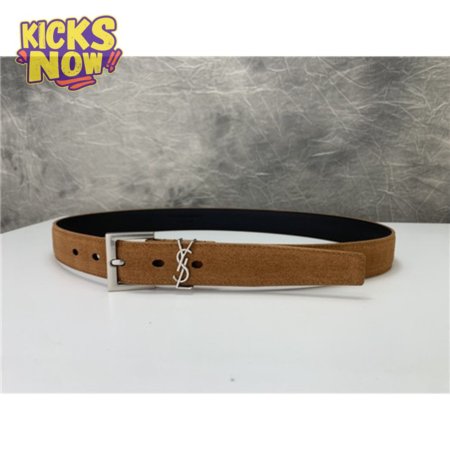 ysl leather belt