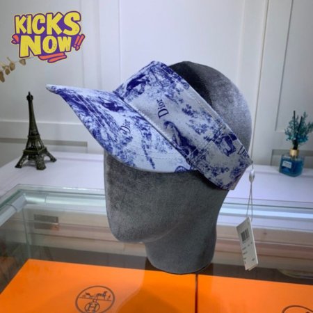 High Quality Christian Dior Blue and white porcelain hats