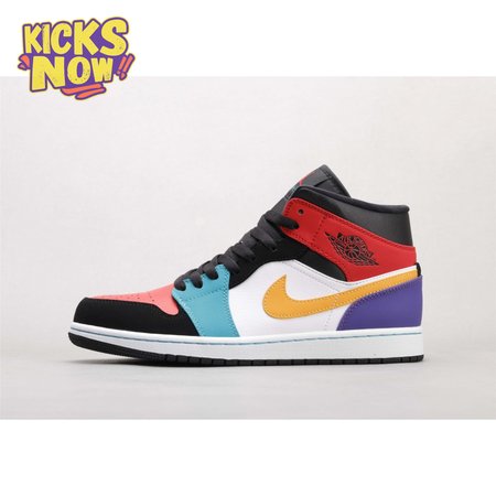 Air Jordan 1 Mid Bred Multi-Color Unisex