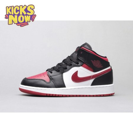 Air Jordan 1 Mid Bred Toe 36-46