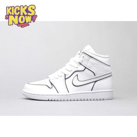 Air Jordan 1 Mid Iridescent Reflective White Unisex