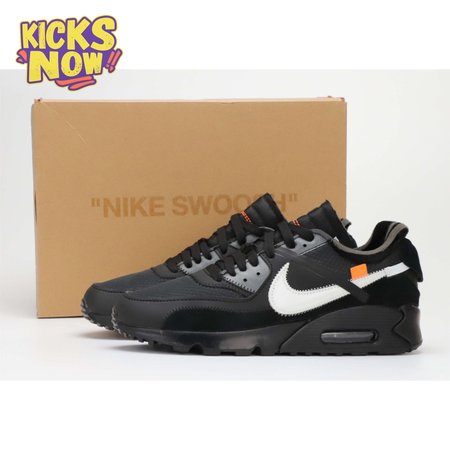 Nike OFF-WHITE x Air Max 90 White Black 40-46