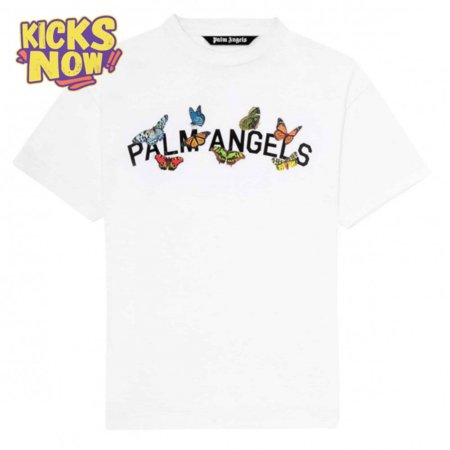 PALM ANGELS BUTTERFLY COLLEGE TEE - PA17