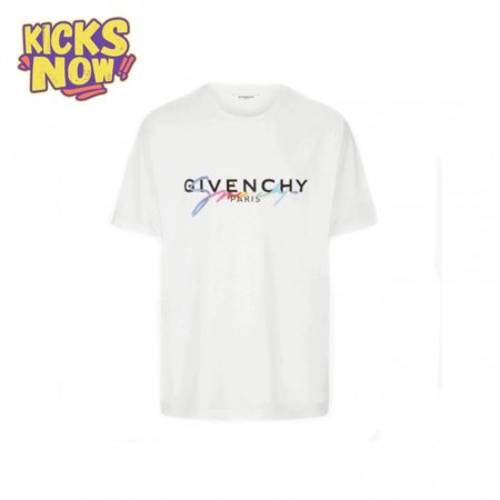 GIVENCHY RAINBOW SIGNATURE COTTON T-SHIRT - GVC5