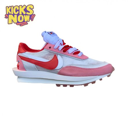 2019 Nike LVD Waffle Daybreak Swoosh Pink Gery White Red BV0073 500 Unisex