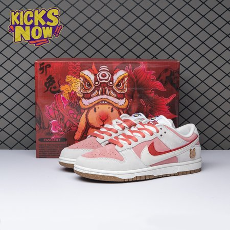 Nike SB Dunk Low SE 85 Double Swoosh Sail Red Pink DO9457-110 Women's