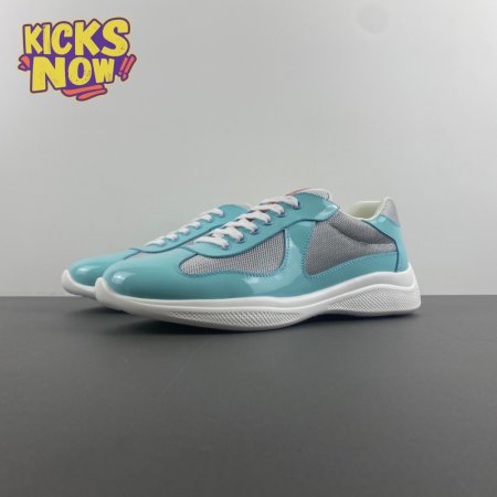 Prada America's Cup Blue Silver Sneakers