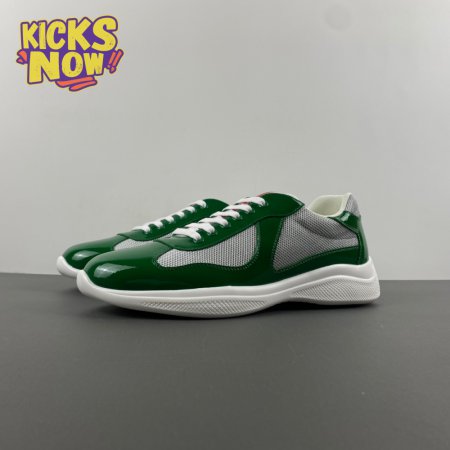 Prada America's Cup Green Sneakers