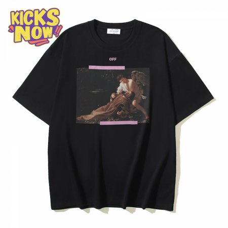 OFF-WHITE Printed Short Sleeve T-Shirt Black