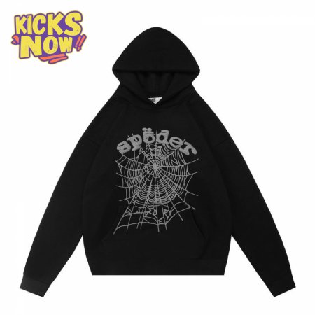 Sp5der Hoodies Black