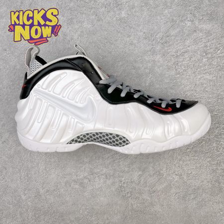 Nike Air Foamposite Pro White Black University Red 624041-103 Unisex