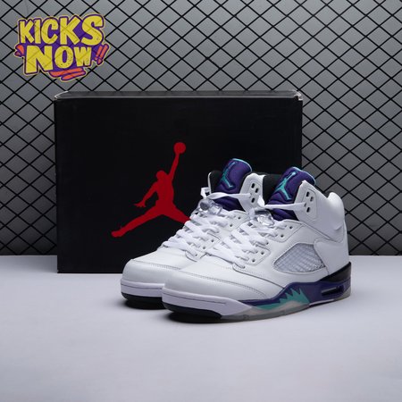 Jordan 5 Retro Grape (2013) 136027-108 Men Size