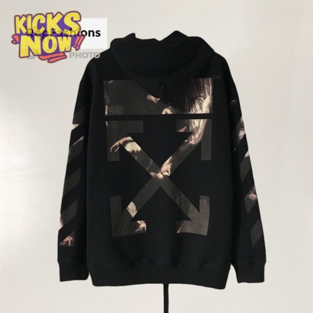 Off White Caravaggio Diag Arrow Hoodie