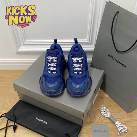 BALENCIAGA MEN'S TRIPLE S SNEAKER CLEAR SOLE - BB198