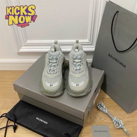 BALENCIAGA MEN'S TRIPLE S SNEAKER CLEAR SOLE - BB197