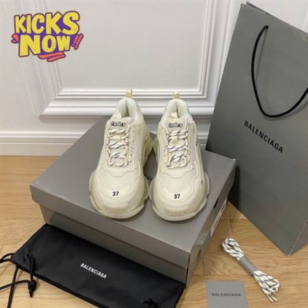 BALENCIAGA MEN'S TRIPLE S SNEAKER CLEAR SOLE - BB193