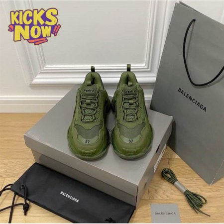 BALENCIAGA MEN'S TRIPLE S SNEAKER CLEAR SOLE - BB188