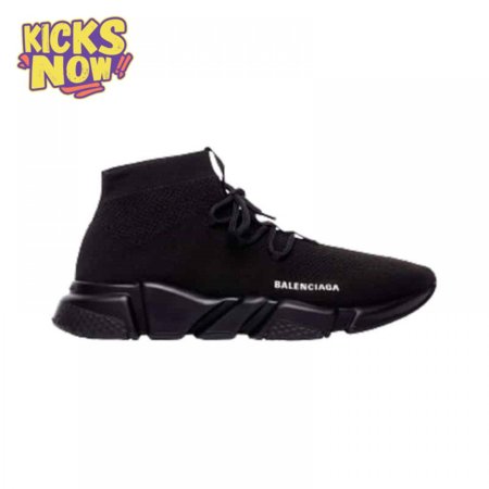 BALENCIAGA MEN'S SPEED LACE-UP SNEAKER IN BLACK - BB163