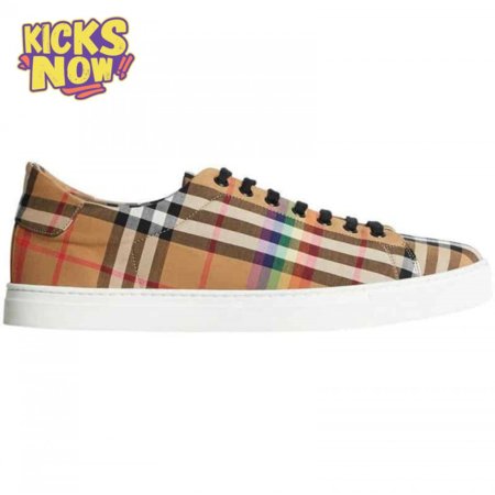 BURBERRY RAINBOW VINTAGE CHECK TRAINERS - BBR15