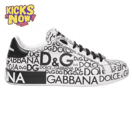 DOLCE & GABBANA LOGO PRINT SNEAKERS - DG13